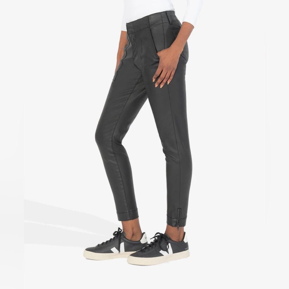 Kut from the Kloth Reese Charcoal Cropped Jeans